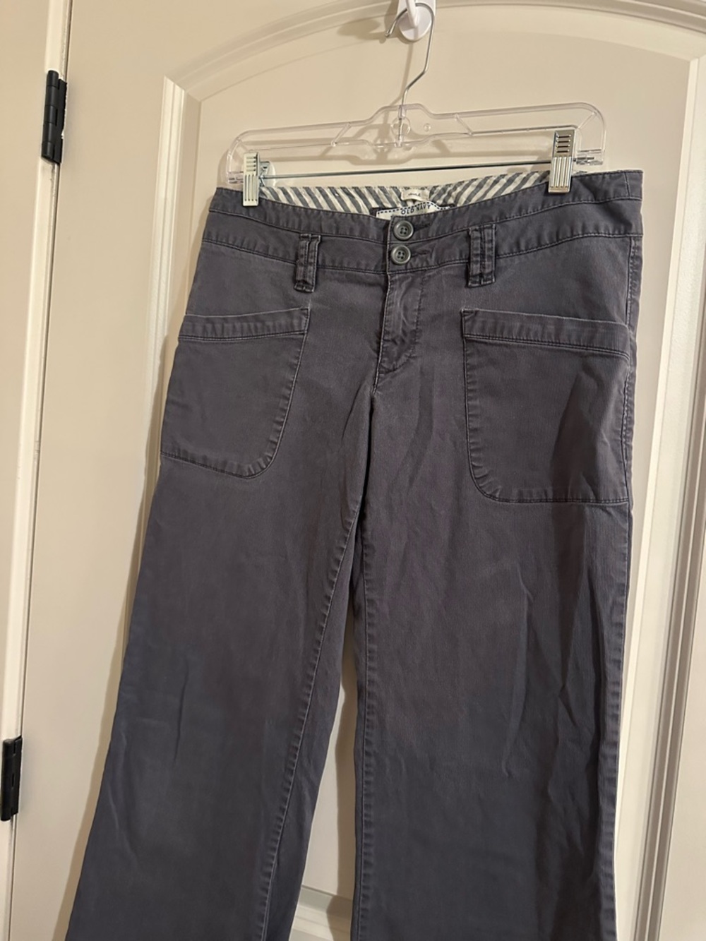 VINTAGE Old Navy Women's Gray Low-Rise Pant